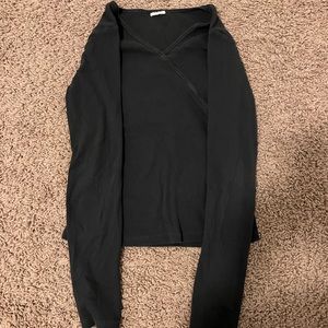 Abercrombie Long Sleeve Grey Top